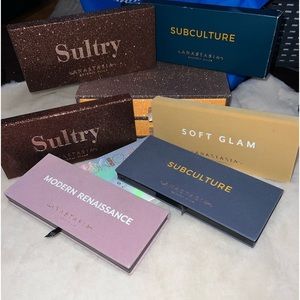 ABH bundle - 4 eyeshadow palettes, box set, highlighter